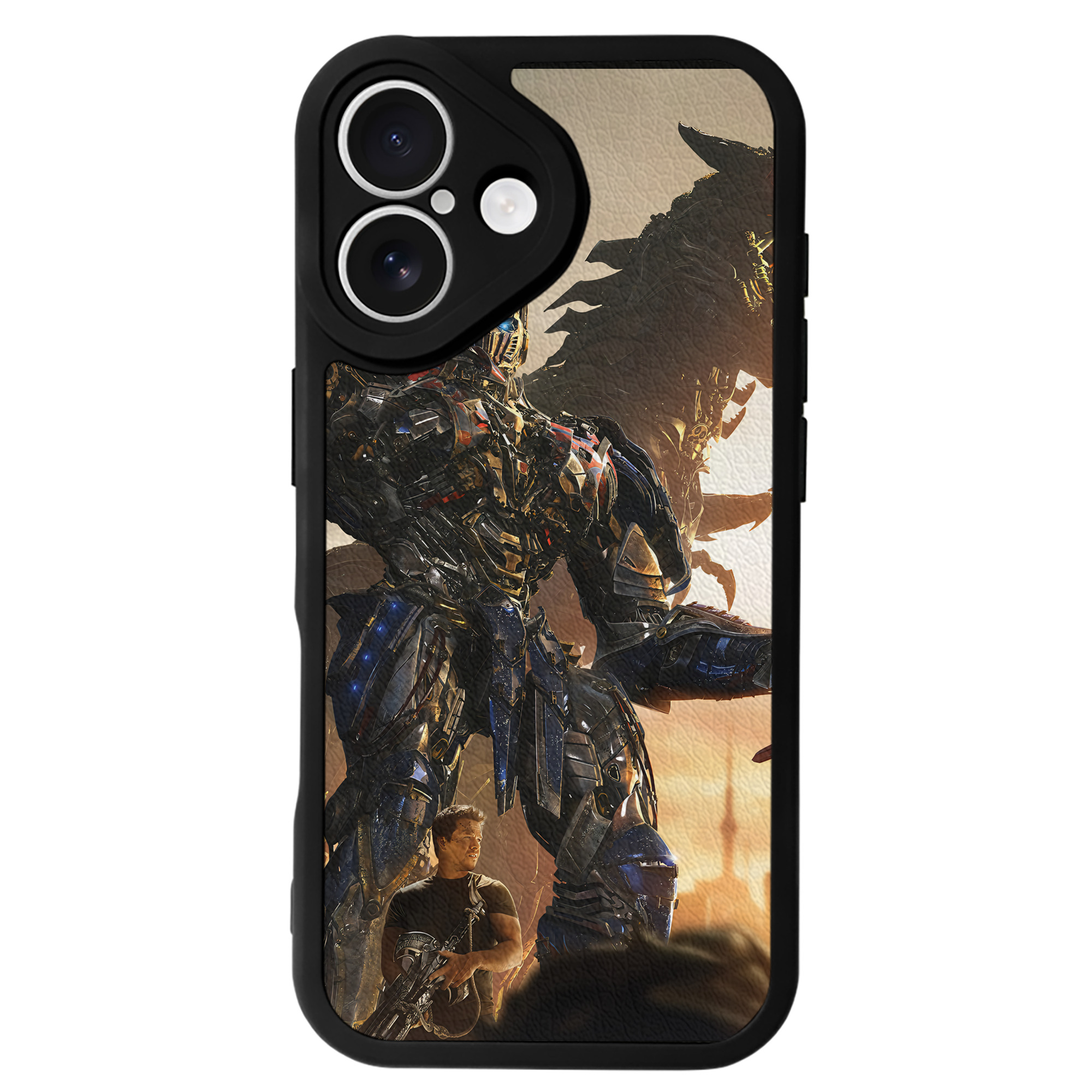 （画像用） Transformers トランスフォーマー 【iPhone 16シリーズ対応】シリコンスマホケース（レザー調） 材質：シリコン